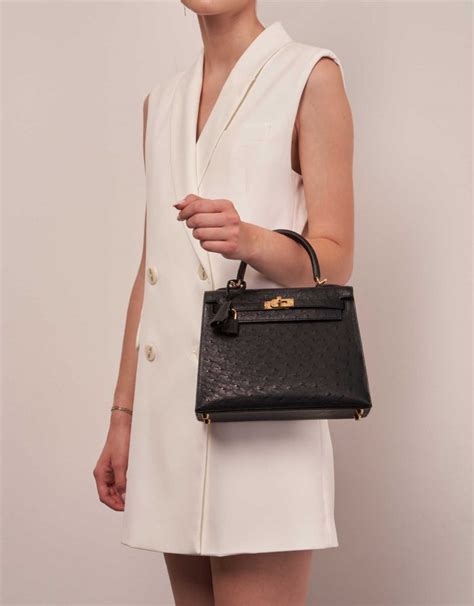hermes kelly 25 ostrich